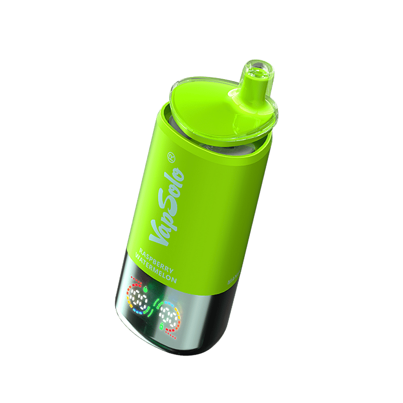 El vaporizador VapSolo Triple 30K Puffs ofrece un sistema de tres sabores, una bobina de triple malla de 1.0Ω, un e-líquido de 45 ml, una batería recargable de 650 mAh y una pantalla LCD para monitoreo.