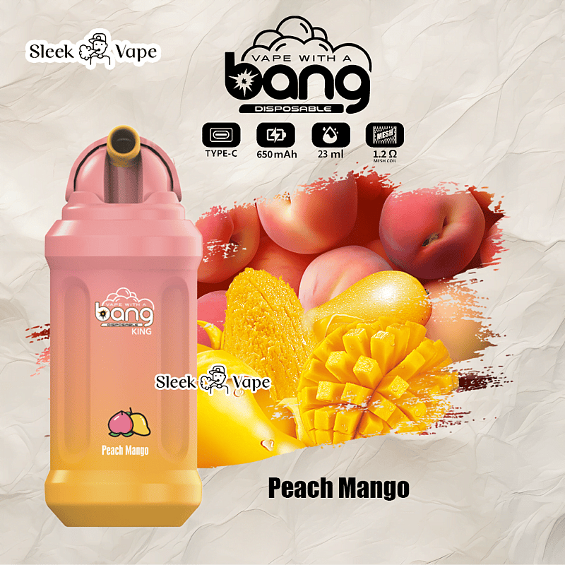 Bang King 12000 Puffs 0% 2% 3% 5% Nicotine Rechargeable Disposable Pod