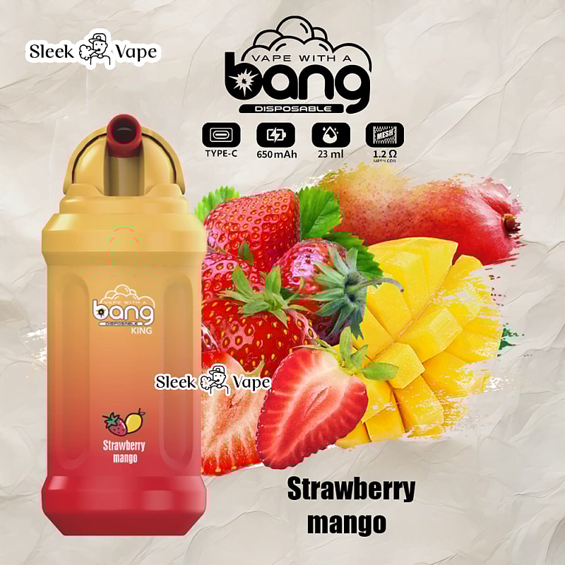 Bang King 12000 Puffs 0% 2% 3% 5% Nicotine Rechargeable Disposable Pod