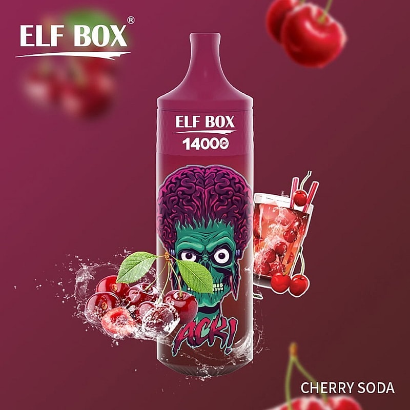 ELF BOX 14000 Puffs 0% 2% 5% Uppladdningsbar nikotinpod för engångsbruk