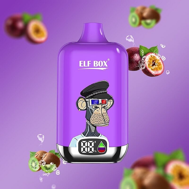 ELF box digital 12000 puffs 0% 2% 3% 5% Nicotine LED display Disposable e-cigarettes