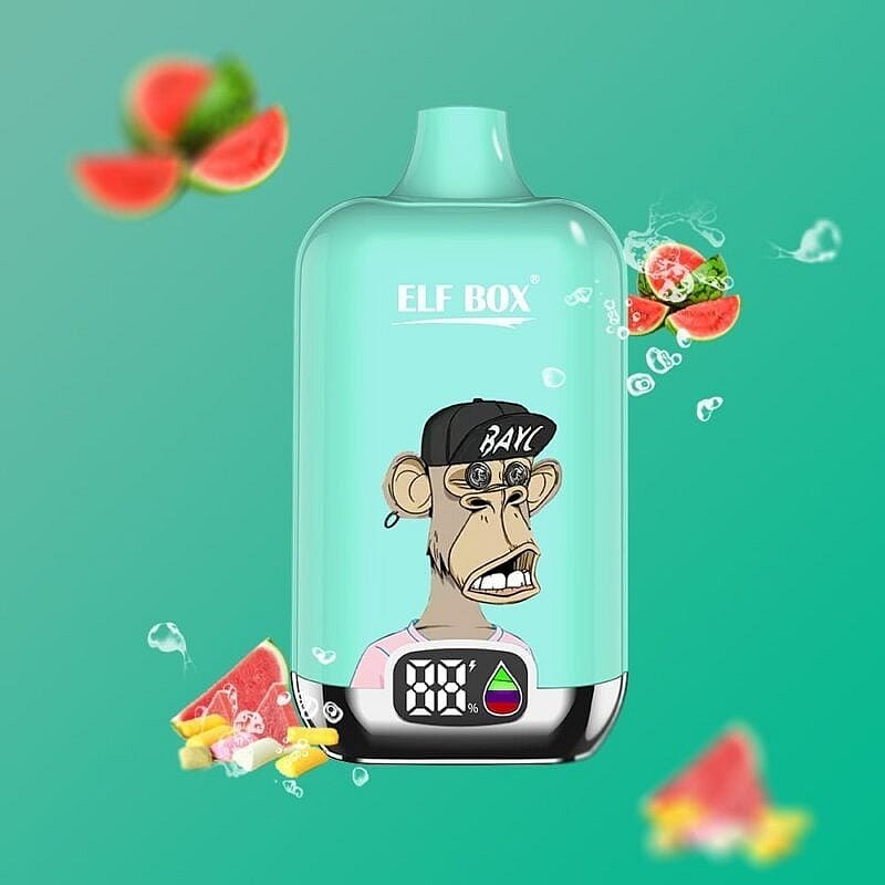 ELF box digital 12000 puffs 0% 2% 3% 5% Nicotine LED display Disposable e-cigarettes
