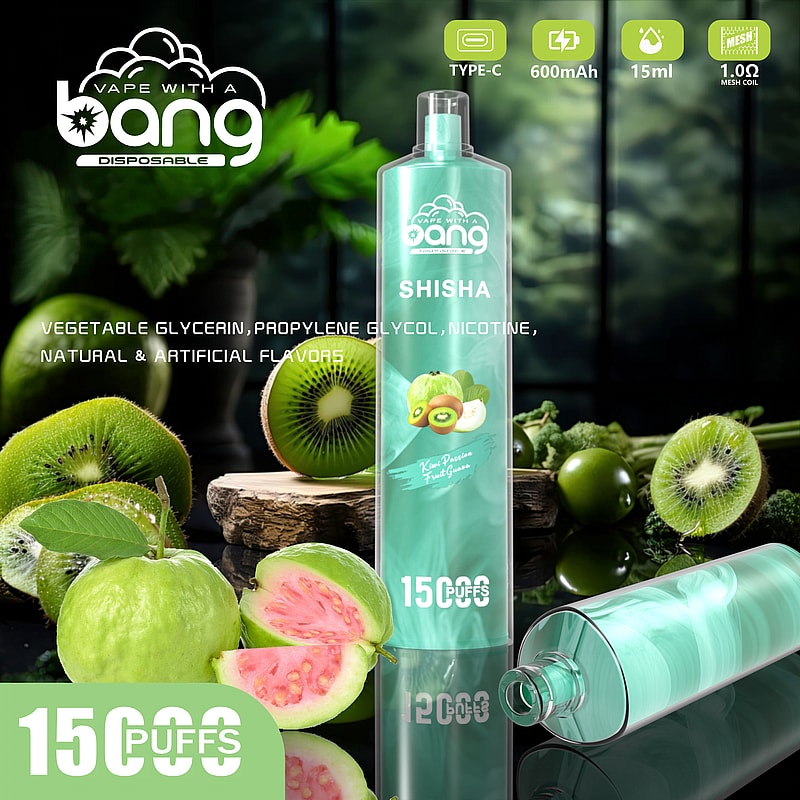 Bang SHISHA 15000 Puffs Desechable Vape Nuevo cigarrillo electrónico Pen