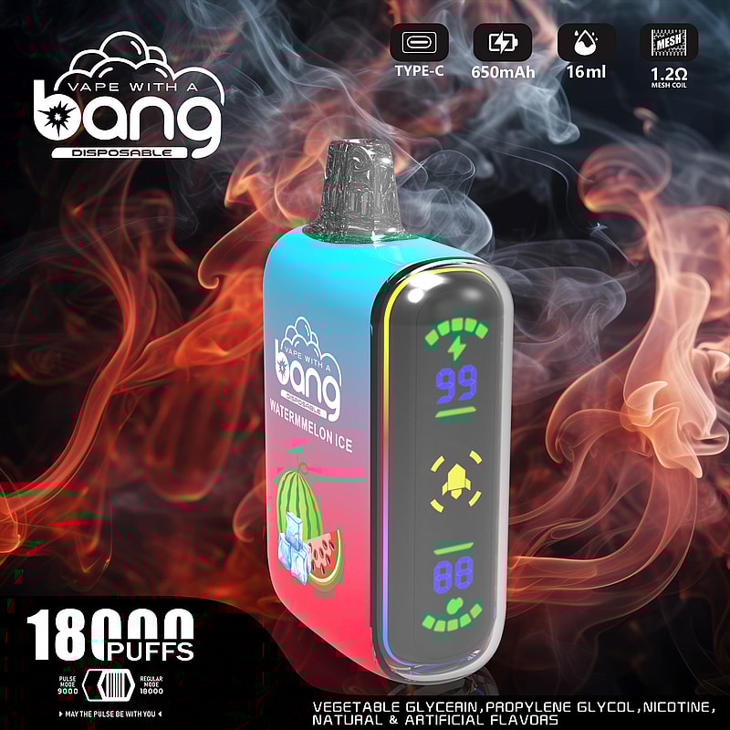 Bang Rocket 18000 Puffs Einweg Vape neue elektronische Zigarette Pod