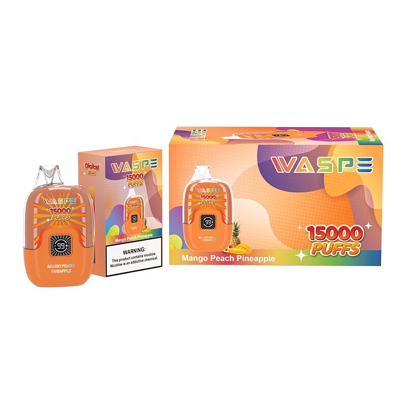 WASPE Digital Box 15000 Puffs Desechables Vape Popularidad Cigarrillo Pod