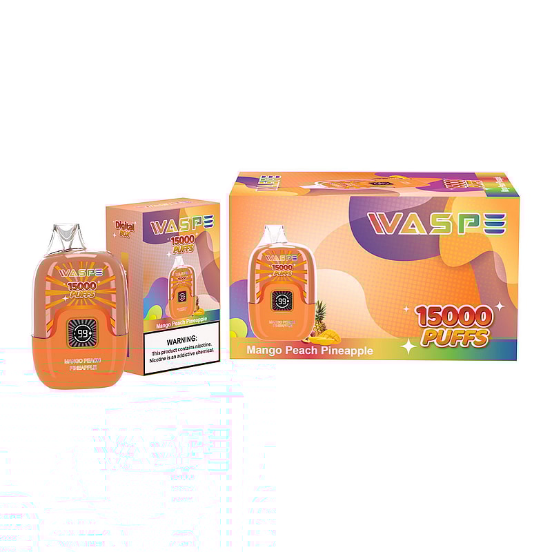 WASPE Digital Box 15000 Puffs Disposable Vape Popularity Cigarette Pod