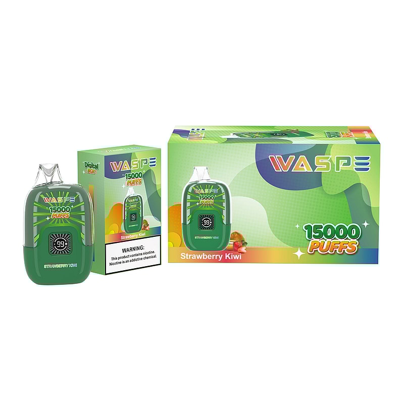 WASPE Digital Box 15000 Puffs Disposable Vape Popularity Cigarette Pod