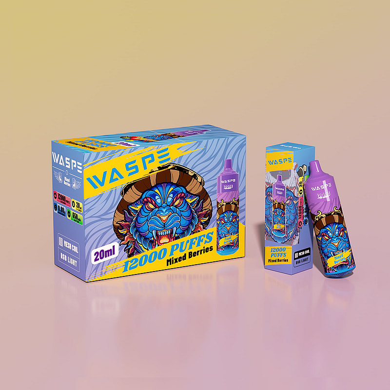 WASPE 12000 Puffs Disposable Vape New Electronic Cigarette Pen