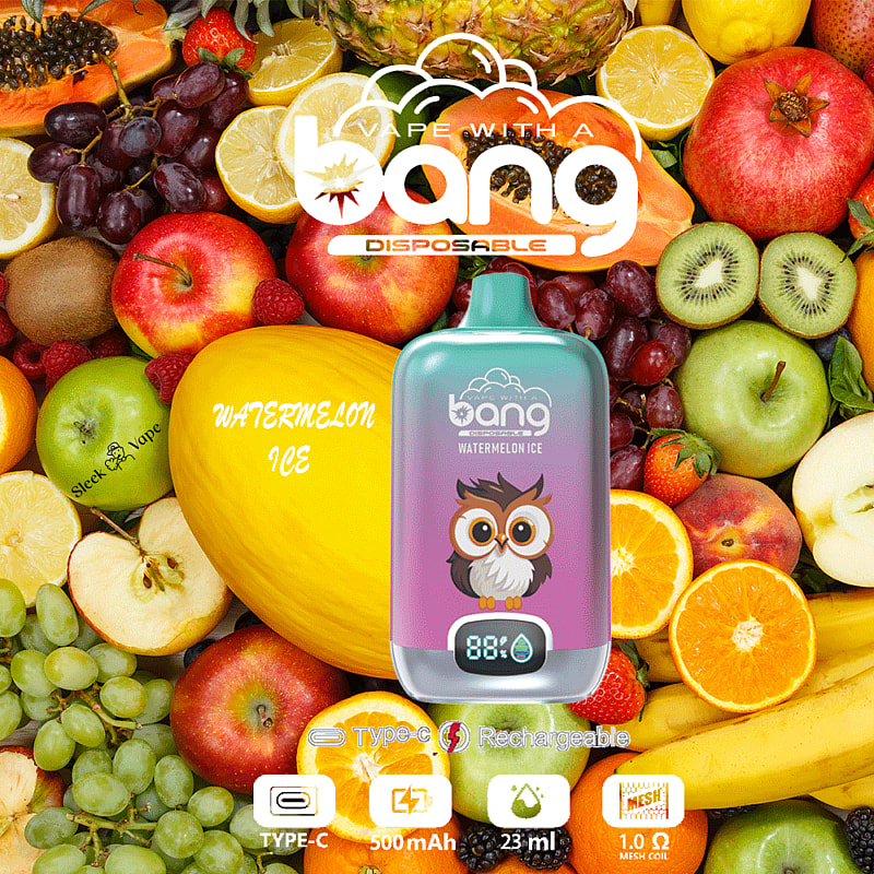 Bang Digital Box 15000 bouffées New Electronic Cigarette Disposable Vape Pen