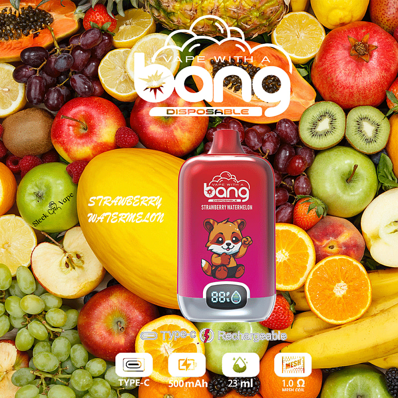 Bang Digital Box 15000 bouffées New Electronic Cigarette Disposable Vape Pen