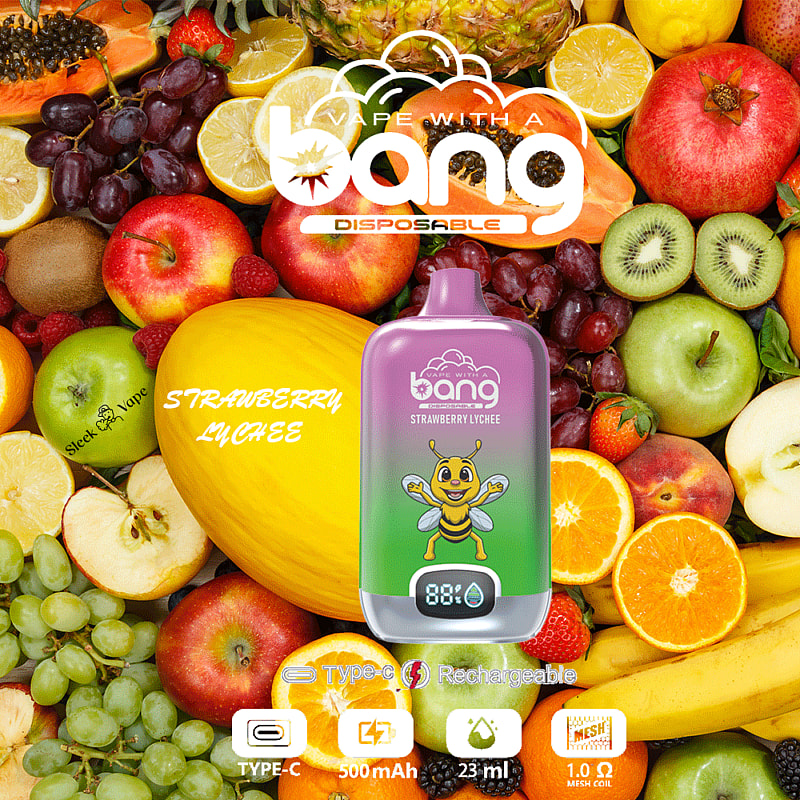 Bang Digital Box 15000 bouffées New Electronic Cigarette Disposable Vape Pen