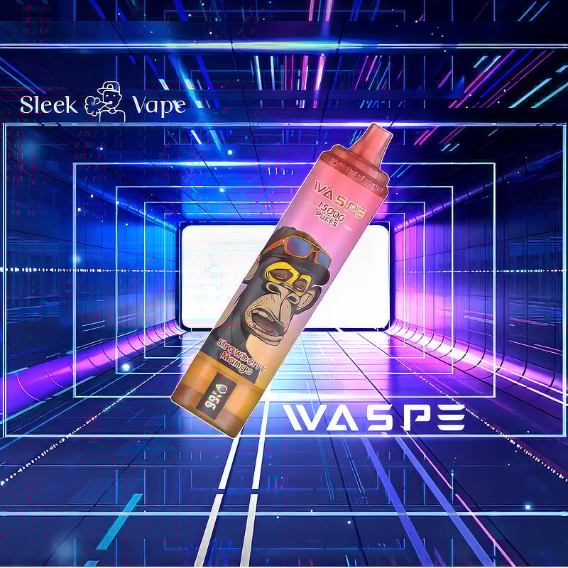 WASPE 15000 Puffs 0% 2% 3% 5% Nikotin LED-Anzeige elektronische Zigarette neue Vape Pen