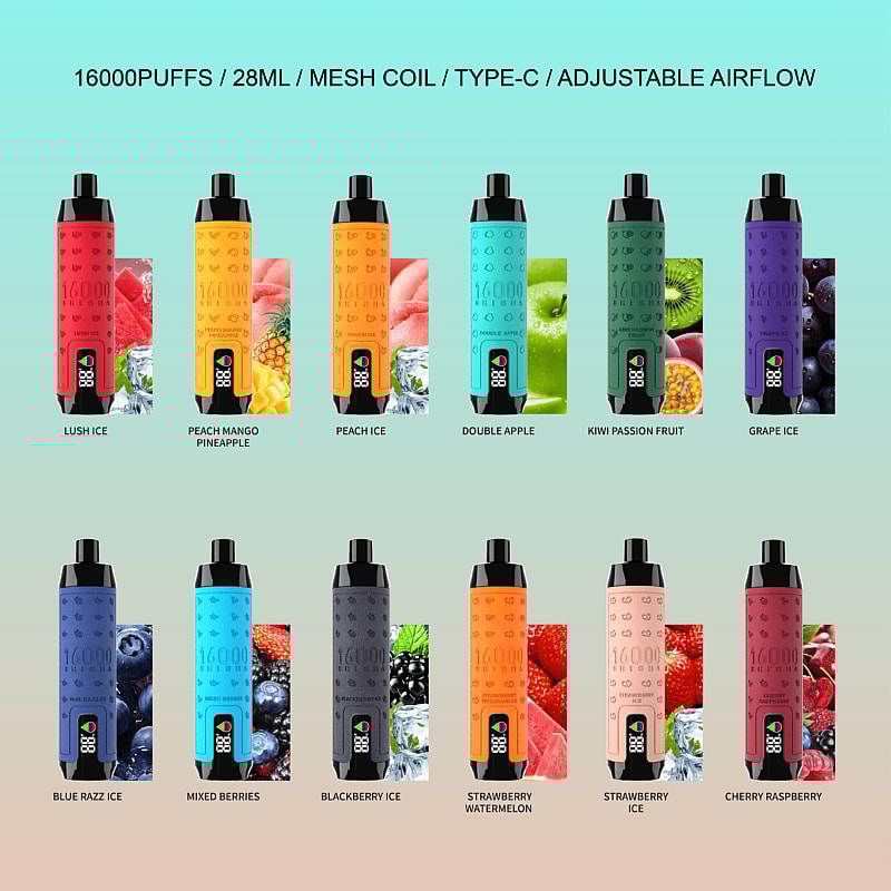 ELF BOX SHISHA 16000 Puffs Vapeador Desechable de Cuero