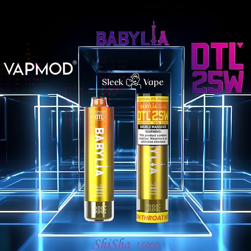VAPMOD BABYLIA 15000 15K Puffs DTL Leather Disposable Vape Pen