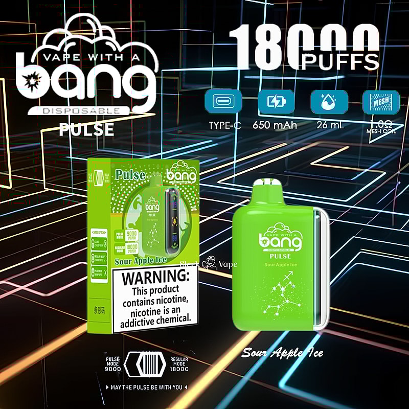 Bang Pulse 18000 soffi monouso Vape Nuova sigaretta elettronica Pod