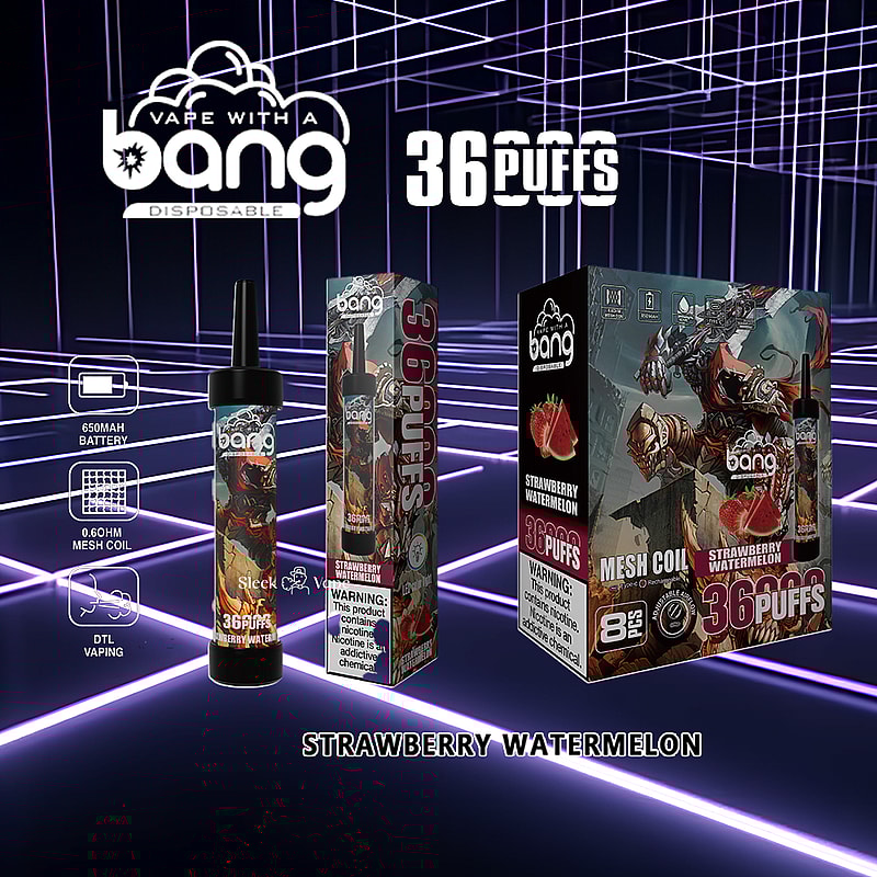 Bang 36000 36K Puffs 0% 2% 3% 5% Nicotine Newest Disposable Vape Pen