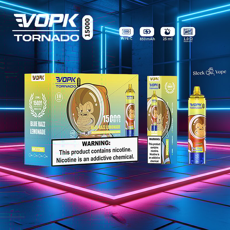 VOPK Tornado 15000 15K boccate Penna da Vapore usa e getta
