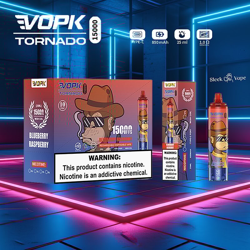 VOPK Tornado 15000 15K boccate Penna da Vapore usa e getta