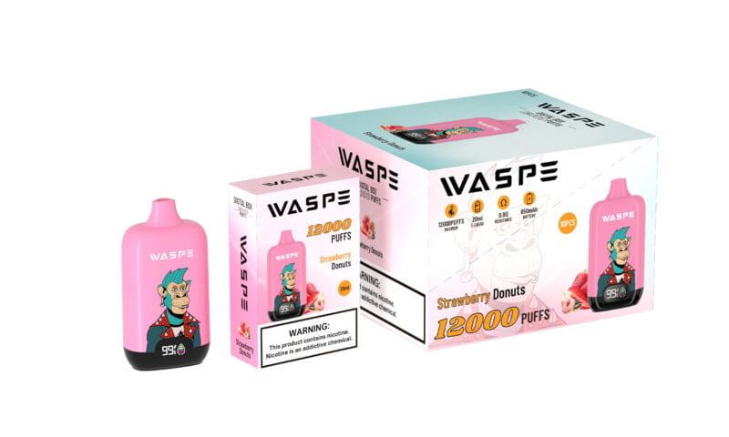 WASPE 12000 Puffs Digital Box Disposable Vape Popularity Cigarette Pod