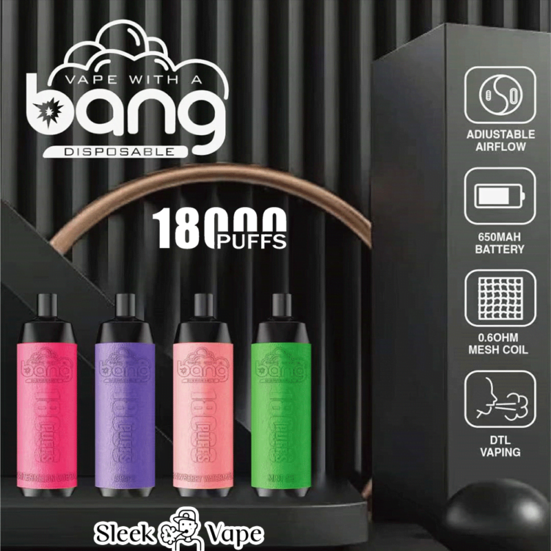 Bang Crown Bar 18000 Puffs New product Leather Disposable Vape Pen