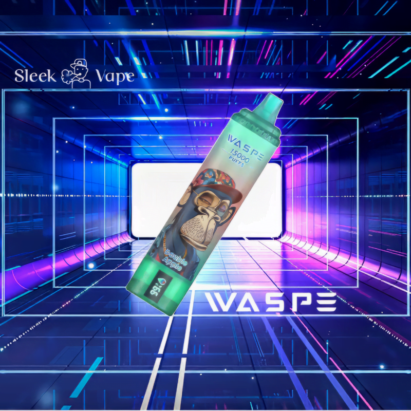WASPE 15000 Puffs 0% 2% 3% 5% Nicotine LED Display Electronic Cigarette New Vape Pen