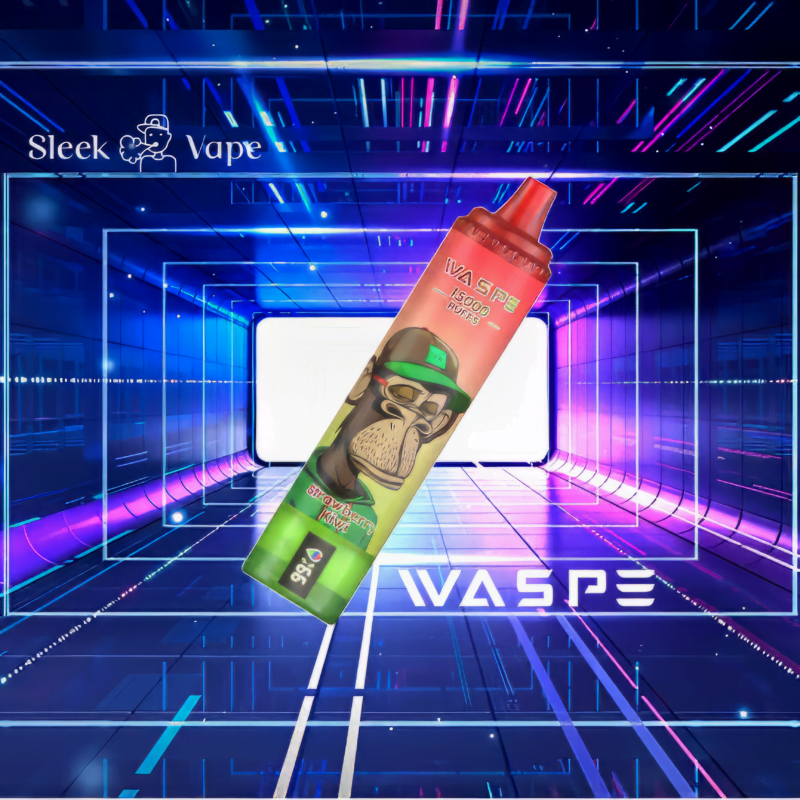 WASPE 15000 Puffs 0% 2% 3% 5% Nicotine LED Display Electronic Cigarette New Vape Pen