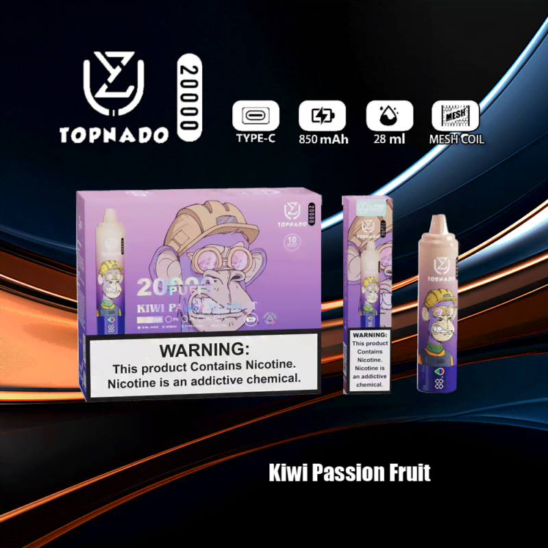 UZY Tornado 20000 Puffs 0% 2% 3% 5% Nicotine LED Display New Electronic Cigarette Pen