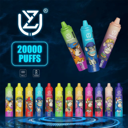 UZY Tornado 20000 Puffs 0% 2% 3% 5% Nicotina LED Display Nuevo cigarrillo electrónico Pen