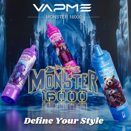 VAPME Monster 16000 soffi 2% 5% Nicotina Display a LED Nuova penna per sigaretta elettronica