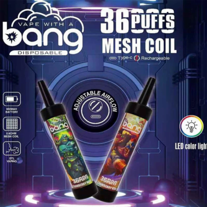 Bang 36000 36K Puffs 0% 2% 3% 5% Nicotine Newest Disposable Vape Pen