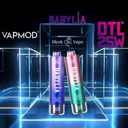 VAPMOD BABYLIA 15000 15K Puffs DTL Leather Vape Pen för engångsbruk