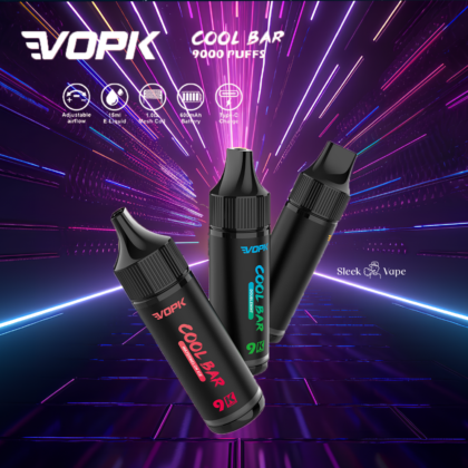 VOPK Cool Bar 9000 soffi 0% 2% 3% 5% sigaretta elettronica alla nicotina più recente penna a vapore