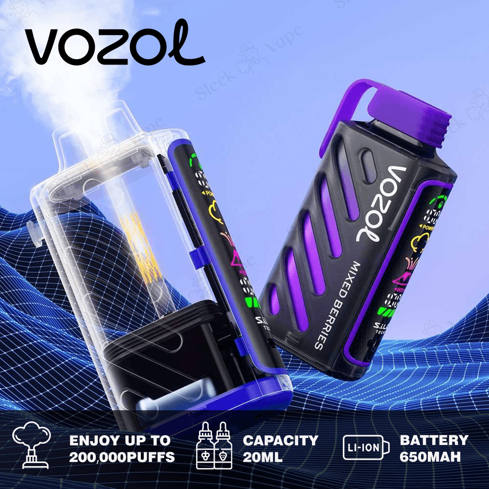 VOZOL Gear Power 20000 Dual Mode Disposable Vape 20k Puffs Full 